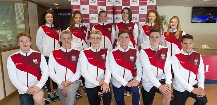 Team England get ready for the 2015 Commonwealth Youth Games