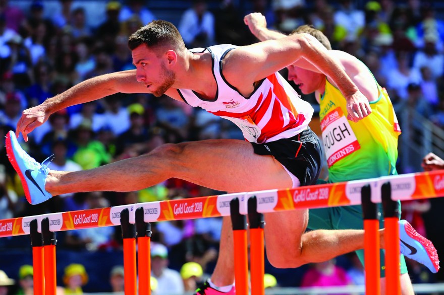 Pozzi in pole position in hurdles final