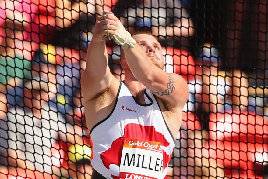 Record-breaking Miller wins England's first athletics gold
