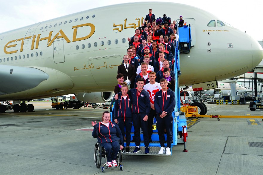 Team England arrive home after Gold Coast success