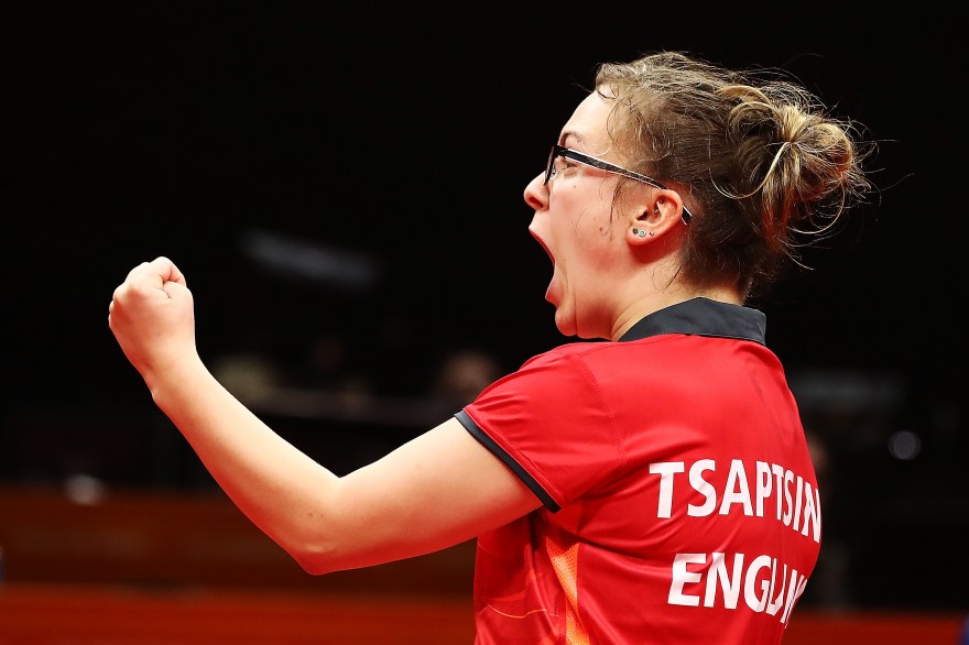 Tsaptsinos reveals motivation behind table tennis success