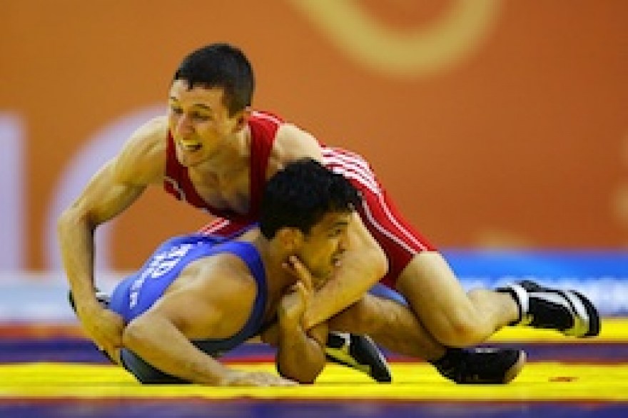 Wrestling: Bold Bosson bags silver