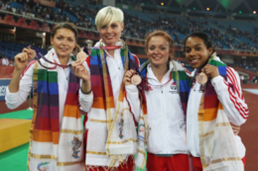 England retrospectively awarded women’s 4 x 400m silver